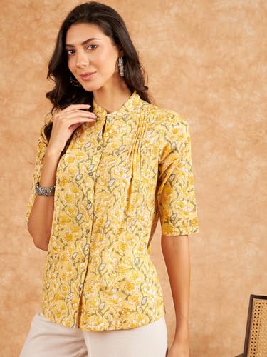 Image of Modeve Women Cotton Top for Summer