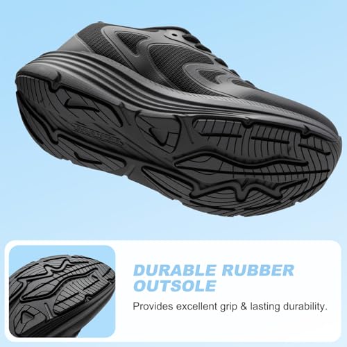 Image of ALEADER Womens Walking Shoes for 12-Hour Work Comfort, Anti-Fatigue Max Cushion Shoes for Standing All Day - Wide Fit for Nurses, Retail