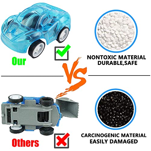 Speedy Panther 36 Pack Party Favor Car Toys Pull Back Race Car Party Favors For Boys Mini Toy Cars Kids Plastic Vehicle Set (B) #TOP6