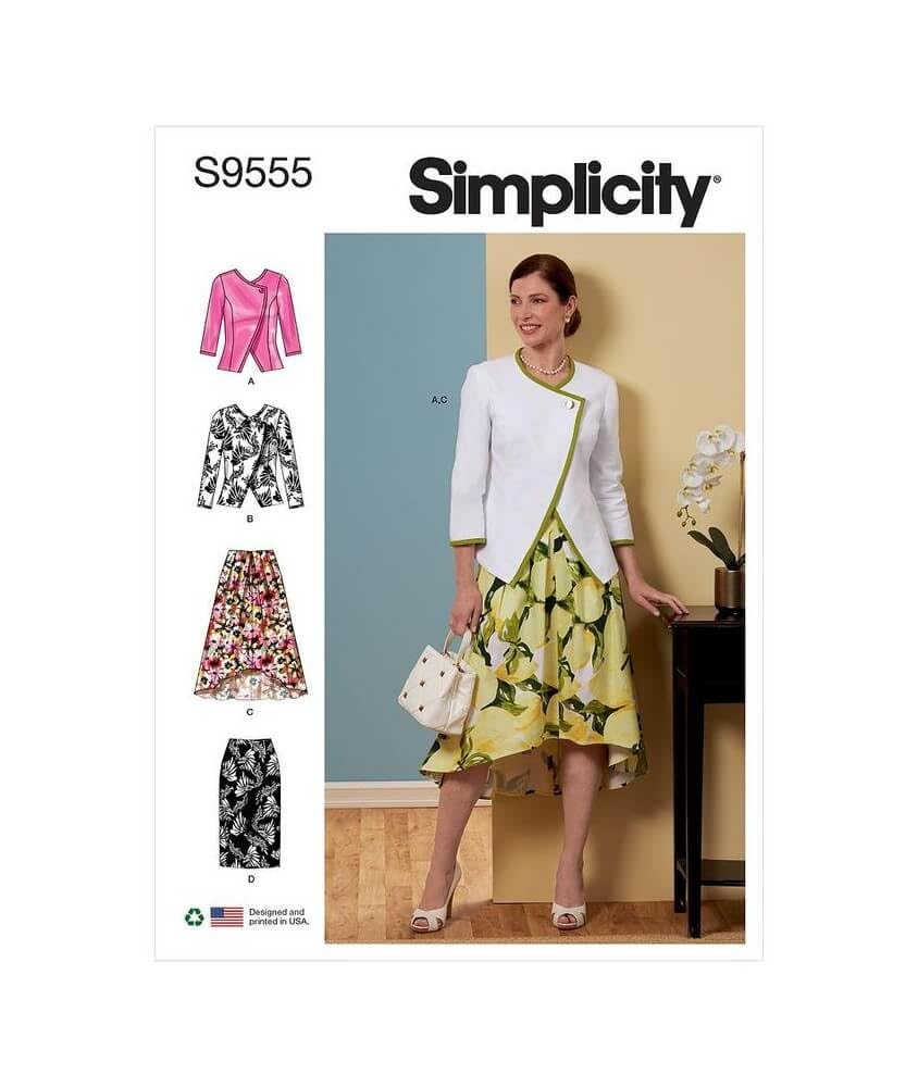 Patron Simplicity SS9555U5 : Veste et jupes pour femme tailles 44 à 54