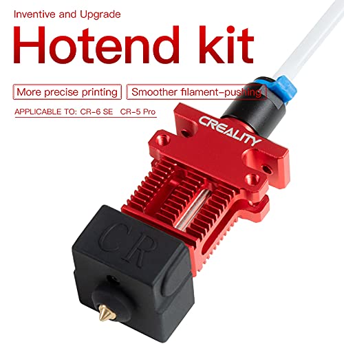 Original Creality CR6 SE Hotend Extruder-Kit mit extra 2 Düsen 0,4 mm für CR-6 SE/Max/CR-5 PRO 3D-Drucker mit Kartuschenheizung, Thermistor