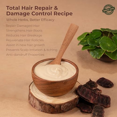 Image of Hair Growth Mask with Hibiscus, Rosemary & Fenugreek Seeds, Ready-to-Apply 150g