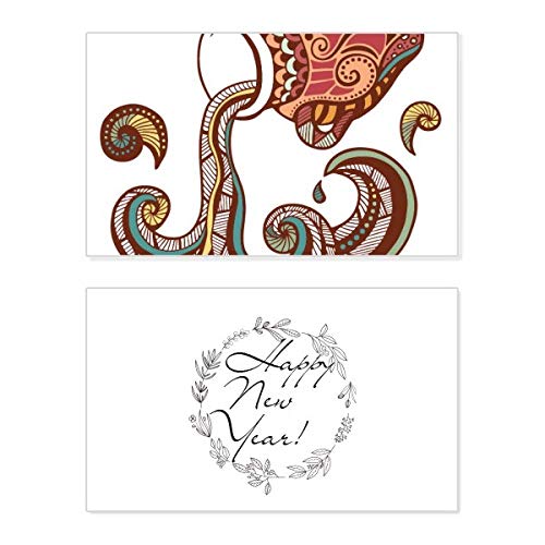 Tarjeta conmemorativa de Año Nuevo ideal para regalar a nacidos en Acuario