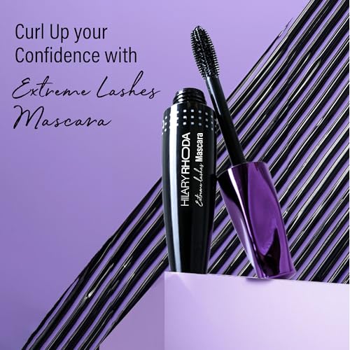 Hilary Rhoda Extreme Lashes Mascara | Volumizing & Lengthening Mascara | Waterproof & Long Lasting |Clump-free Formula | Smudge-Proof & Non-sticky Mascara | 12ml - Image 3