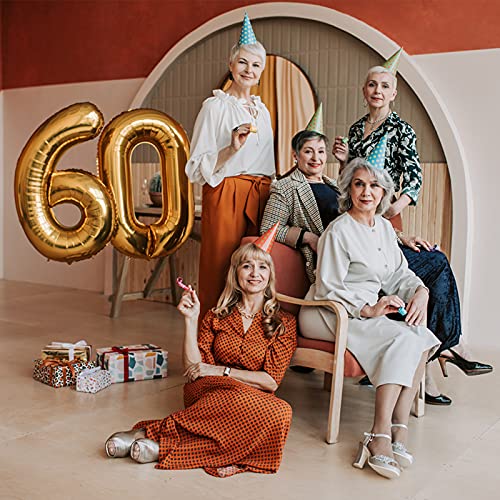 Image of 40In Large Gold Number Balloon 4 Aluminum Foil Mylar Big Number Balloon 0-9 | Suitable for Gold Birthday Parties, Weddings and Anniversary Photography