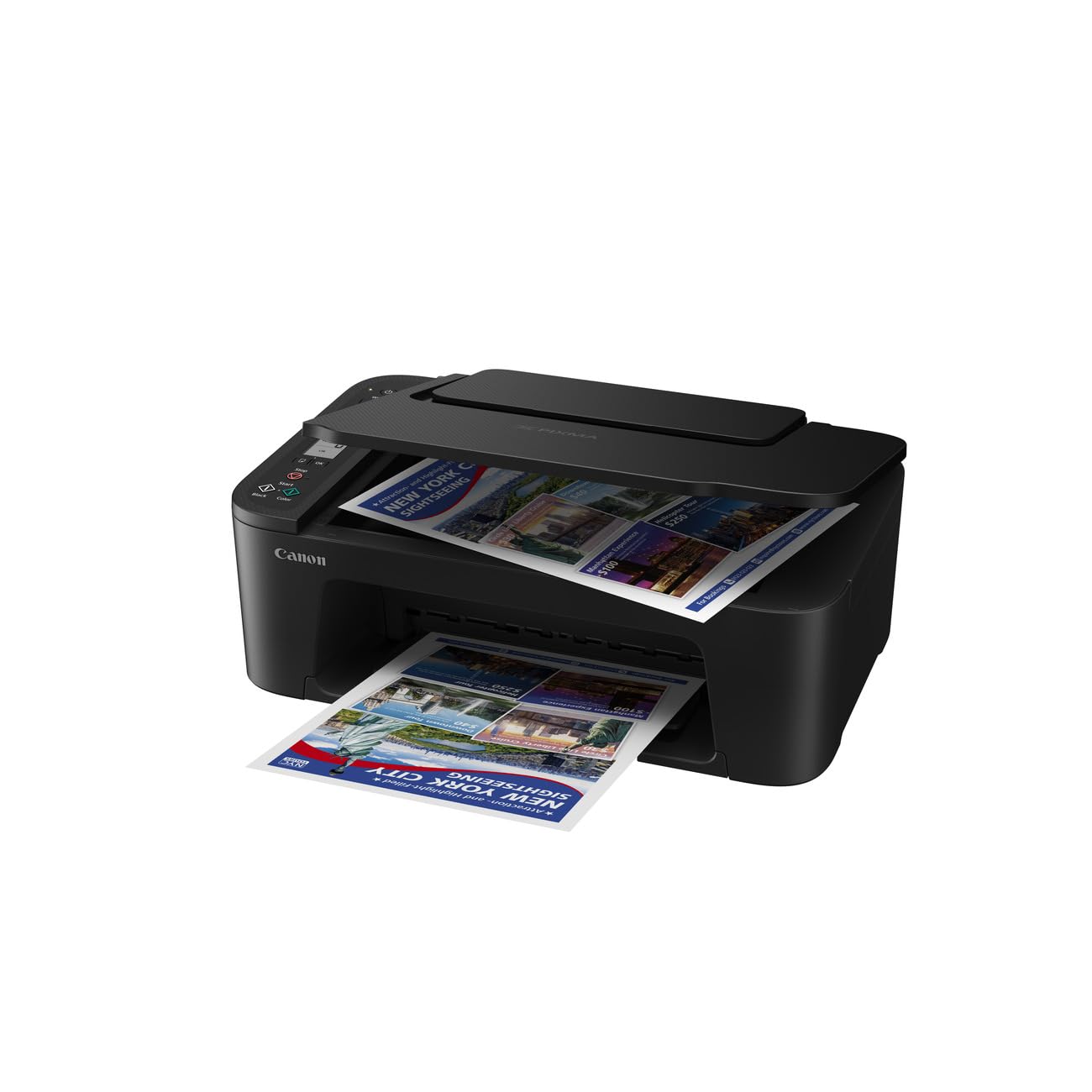 Canon PIXMA TS3750i - Stampante multifunzione a getto d'inchiostro a colori (stampa, scansione, copia, display LCD da 1,5 pollici, WLAN, Print App, 4800 x 1200 Dpi) compatibile PIXMA PRINT PLAN - nero