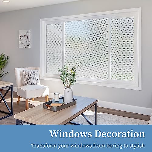 Película Decorativa Frosted para Ventanas 44x200cm miniatura 5