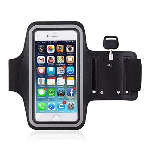 Yo Magic Mobi-Case Adjustable Sports Running, Gym Anti-Slip Ultra-Light Weight Armband Mobile Holder for Screen Size Upto 6 Inches (Multicolour