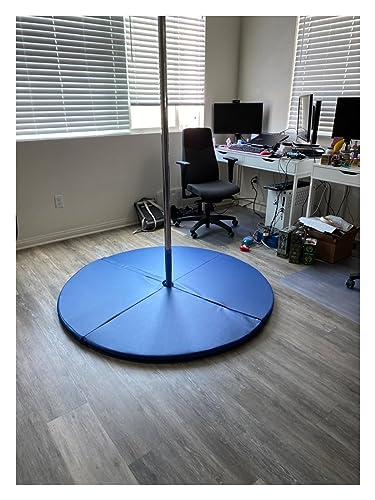Tapis de sécurité pour pole dance pliable bleu pour studio et maison - 2