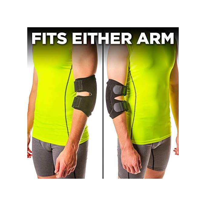 BraceAbility Bursitis Elbow Pad Brace Compression Arm Sleeve Wrap