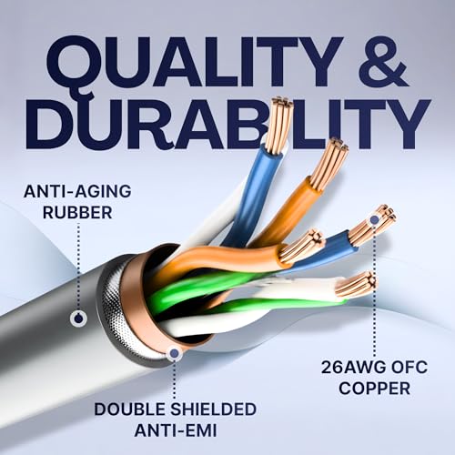 Image of 150FT / 46M Starlink Gen 3 Cable 26AWG for Starlink Generation 3 and All Standard RJ45, IP67 Waterproof, Extra Long Starlink Ethernet Cable for Outdoor Satellite Internet System