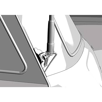 トレーラー 無線基台 Amazon | 銀色の ステンレス鋼 アマチュア無線 調整可能