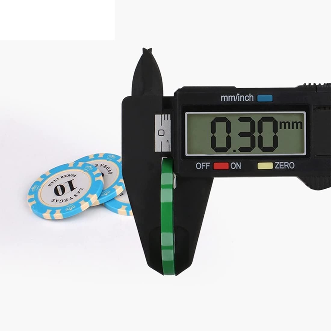 Chip Poker 100 Pezzi NJCXOLA - Stile Casinò, 5 Colori, Per Serate A Casa - Foto 3