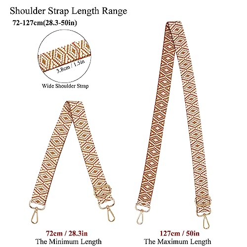 Image of Long Keeper Wide Purse Strap - Adjustable Shoulder Strap Crossbody Handbag Replacement Bag Strap Guitar Straps