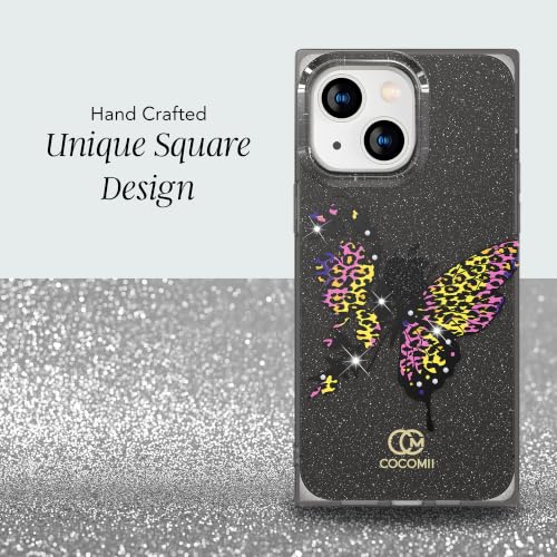 Image of COCOMII Rectangle for iPhone 15 Plus /14 Plus Case, Safari Butterfly