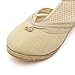 Imagen de Sandalias Plataforma Mujer Esparto Cuña Cerradas Sandalias Comodas Alpargatas Verano Cierre De Hebilla De Vestir Casual Yute Sandalia Elegantes Moda Flexibles Zapatos Antideslizantes Fiesta Novia 2025