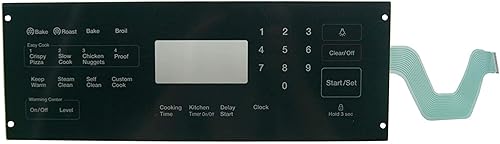 Reemplazo de membrana de interruptor para Samsung NE594R0ABBB/AA NE594R0ABSR/AA NE595R0ABBB/AA NE595R0ABSR/AA NE59J3420SB/AA NE59J3420SS/AA