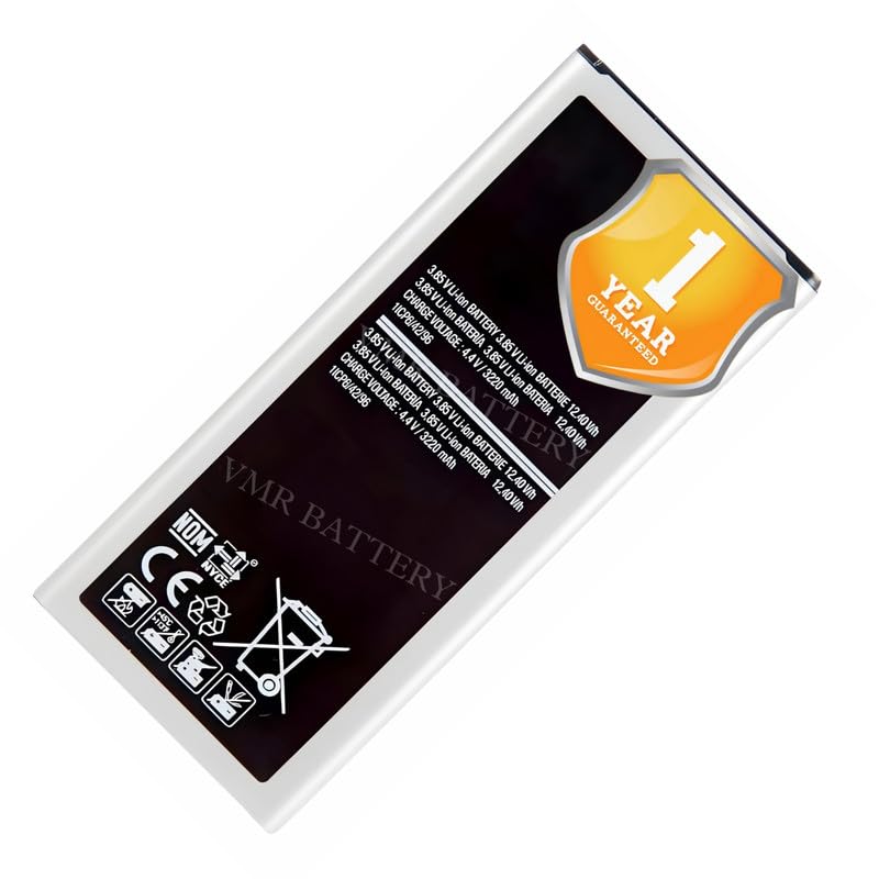 Image of Original EB-BN910BBE Battery Compatible for Samsung Galaxy Note 4 (N9100, N910C, N910F, N910G, N910H, N910K, N910L, N910S, N910U, N910W8, N910FD, N910FQ) - (3220mAh) - 1 Year Warranty K7