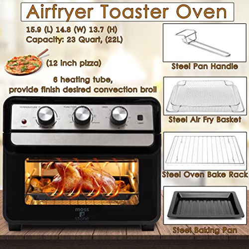 Moss & Stone Air Fryer Oven, 6-In-1 Toaster Oven 23 Quart thumb #1