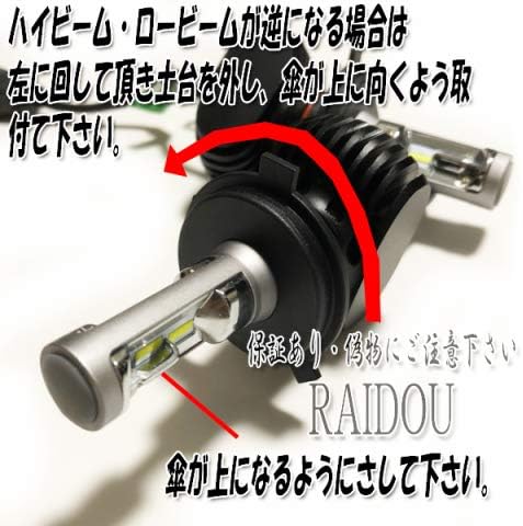 ランドクルーザー 80 H7.1～H9.12 FJ･FZJ･HDJ･HZJ8系 ヘッドライト LED H4 Hi/Lo 6500k