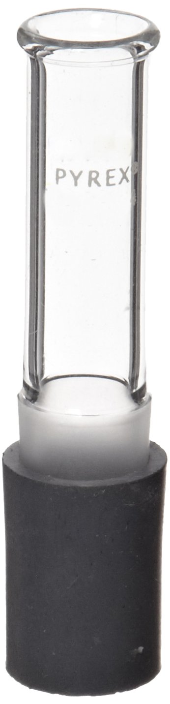 Corning Pyrex Borosilicate Glass Thermometer Adapter with 14/20 Standard Taper Inner Joint, 60mm Length