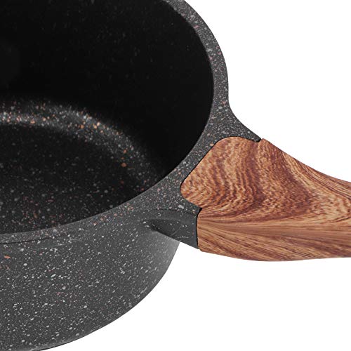 Milk Pan,304 Stainless Steel Non‑Stick Mini Butter Warmer With Pot Lid,Small Milk Pan,For Melted Butter,Milk Steaming,Milk Frothing,For Induction Electric,Gas Stoves,Dishwasher Safe #TOP7