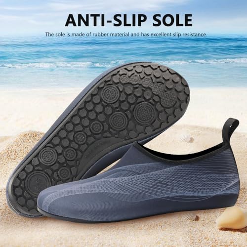 Image of Water Shoes for Women Men Quick-Dry Barefoot Aqua Socks Swim Pool Non Slip Surf Yoga Exercise Outdoor Trave Essentials