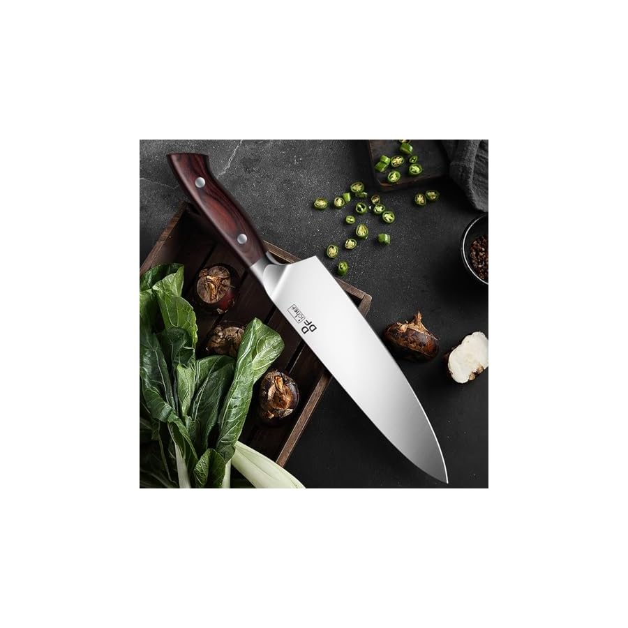 DDF-iohEF-Chef-Knife-Sharp-Kitchen-Knife-8-inch-Japanese-Stainless-Steel-Professional-Cutting-Knife-Ultra-sharp-Chefs-Cooking-Knife-with-Non-slip-Ergonomic-Handle-and-Gift-Box DDF iohEF Chef Knife Sharp Kitchen Knife 8 inch Japanese Stainless Steel Professional Cutting Knife Ultra-sharp Chef's Cooking Knife with Non-slip Ergonomic Handle and Gift Box