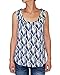 Anne Klein Women's Road Map Print Shell Blouse