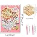 20 Sets DIY 3D Sticker Scene Collection Book for Kids Adults Make Your Own Shop House Stickers for Gifts Stickers Therapy for Adult Relief Stress Pass The Time Play Park Castle Library