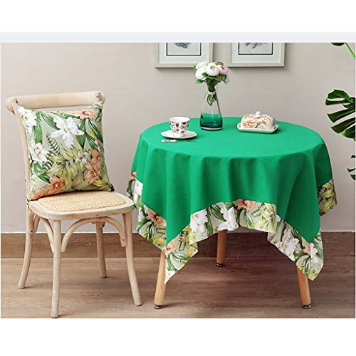 Nappe rectangulaire rouge de Noël pour table de 4 à 8 couverts
