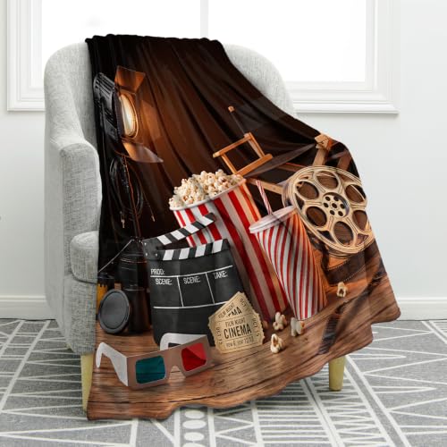 Jekeno Movie Gifts Blanket Cinema Throw Blanket