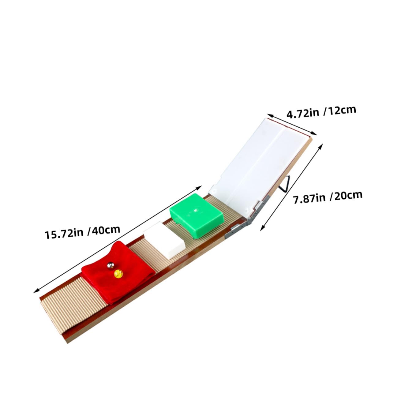 IMIKEYA Kit per Esperimenti di Fisica Materiali in Plastica, Dispositivo Educativo Facile da Usare per Studenti, per Uso in Aula a Casa