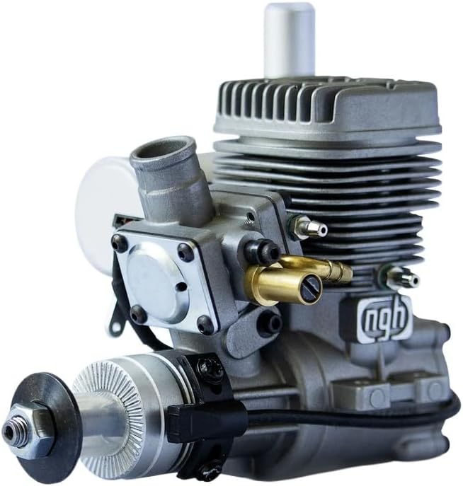 Close-up view of NGH 9CC GT9pro engine