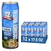 Amy & Brian Coconut Water Original, 17.5  Fl. Oz Can (Pack of 12)
