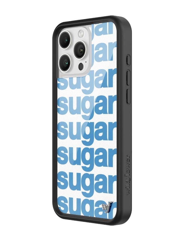 Image of Wildflower Cases - Compatible with iPhone 16 Pro Max | Protective Black Bumper, 6.5ft Drop Test Certified, Women Owned Small Business | Ashley Williams - Sugar Packet