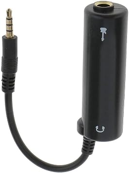 Multimedia Guitar Interface Converter Tuner Audio Line Iphone Ipad Mac Black Short Cut Nice Practical