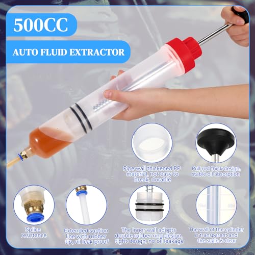 image for Gisafai 500CC Automotive Fluid Extractor Pump 500CC Fluid Extractor Ma