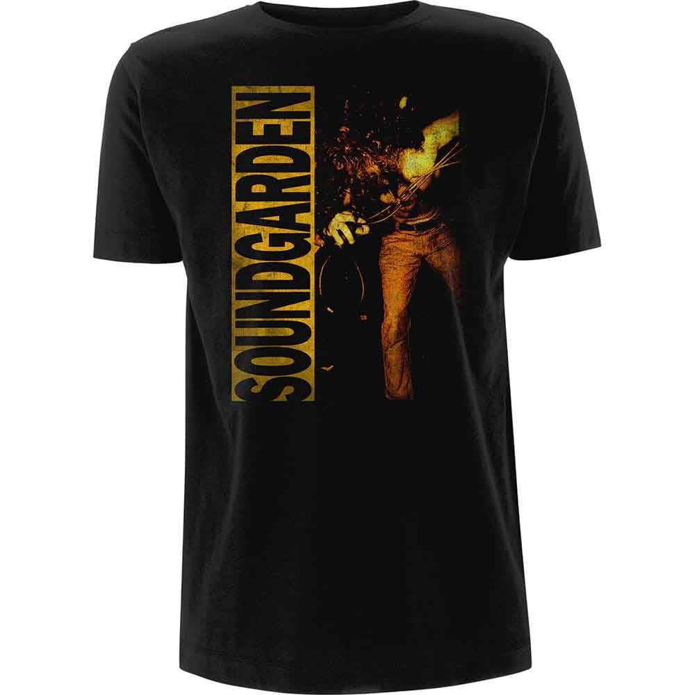 Soundgarden Louder Than Love Album Artwork Black Cotton T-Shirt Size S