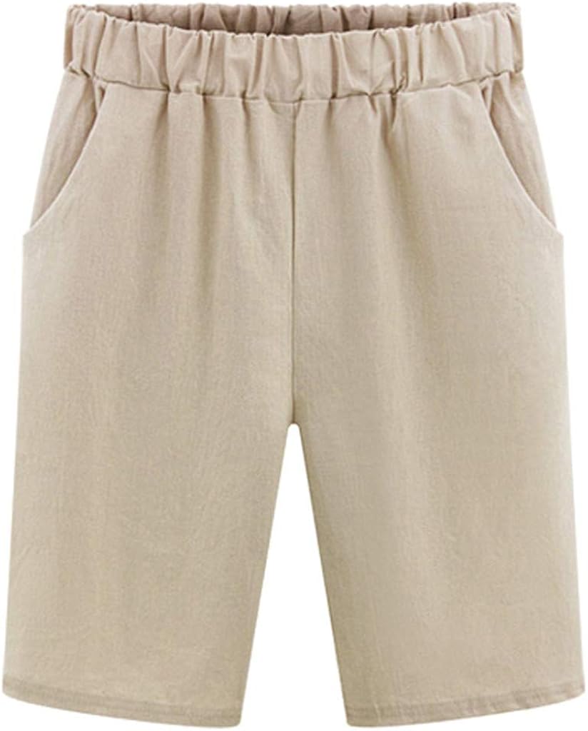 Ladies elastic waist shorts Clearance