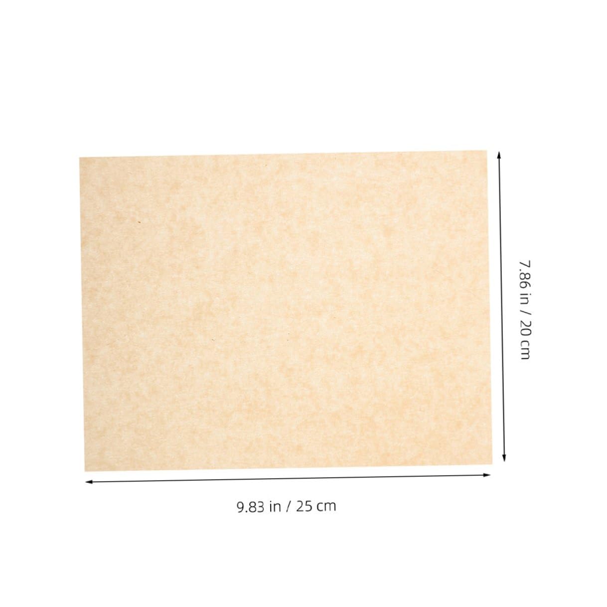 UKCOCO 500piezas Bandeja De Horno Papel Vegetal Resistente Grasa De Papel Para Hornear De Grueso Para Pizza Barbacoa y Repostería