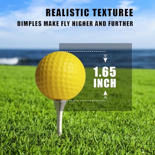 Foam Golf Practice Balls 12 Pack or 24 Pack, Realistic Feel and Limited Flight Golf Balls for Indoor or Outdoor - Image 5