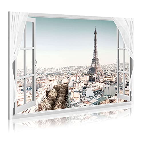 WALLSUP DECOR Canvas Wall Art Picture Cityscape - Modern Fake