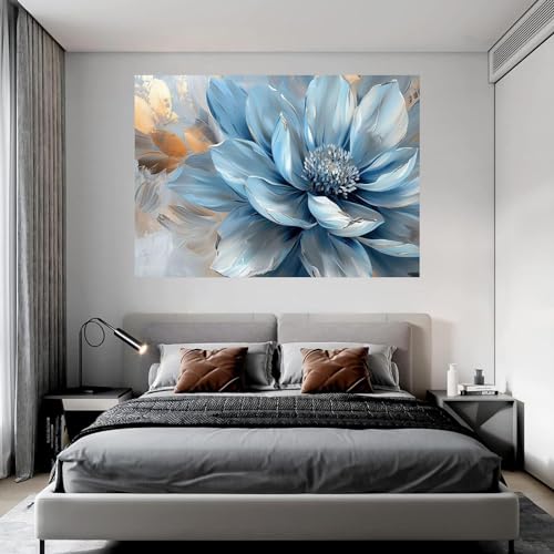 Peinture de fleurs tableau décoration murale moderne 50x70cm