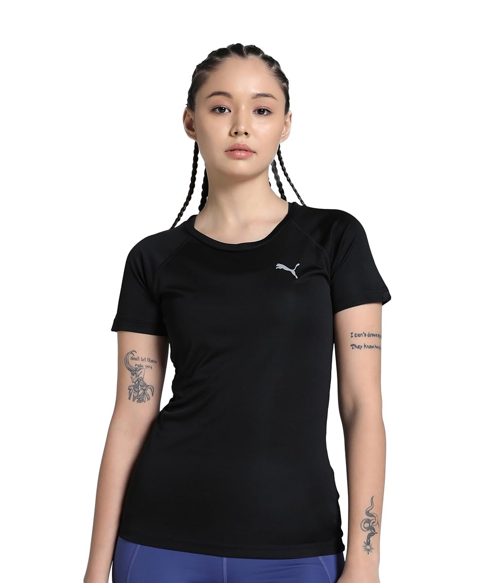 puma Women Polyester Solid Slim Fit Tees-picture-39