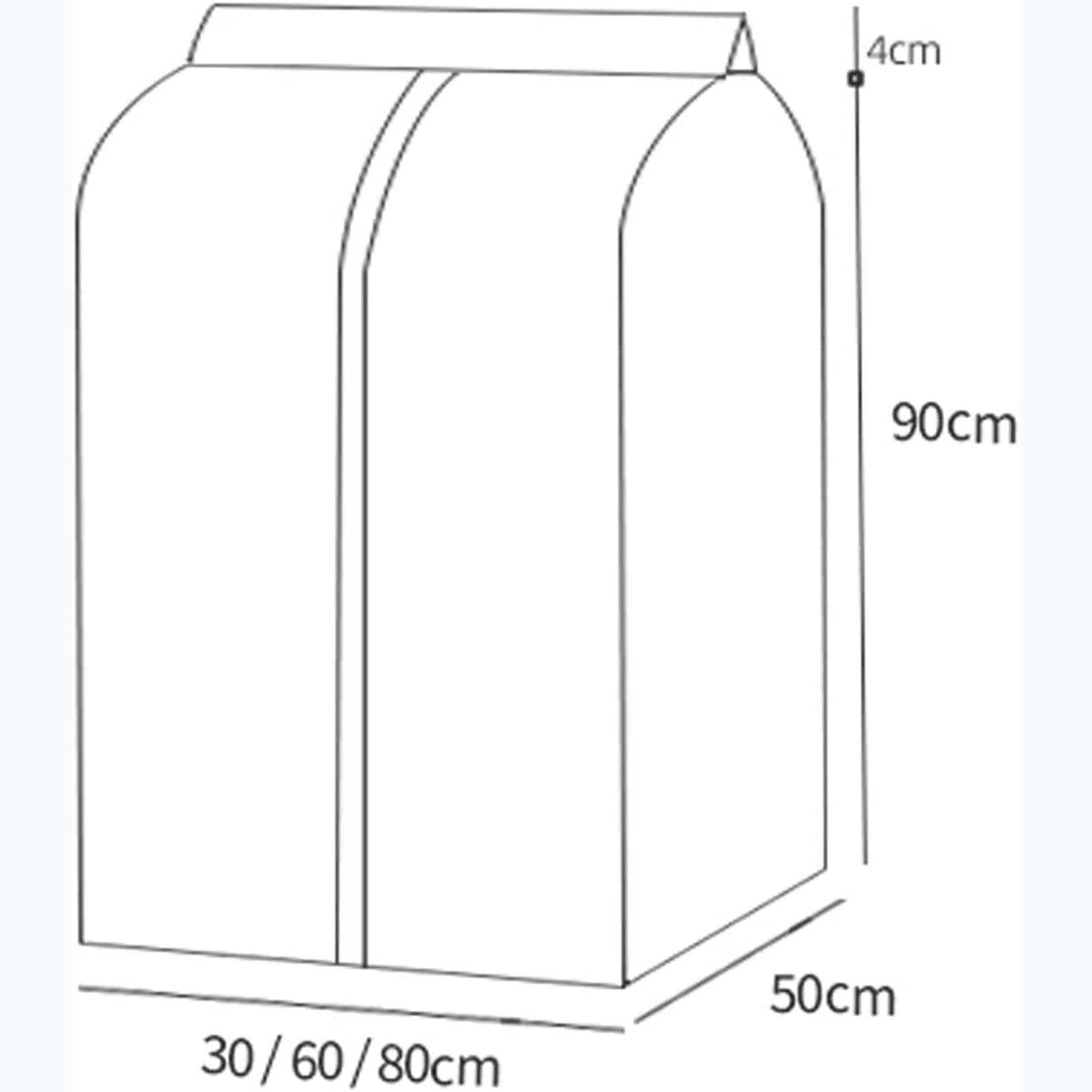 Funda Antipolvo para Ropa - Funda Transparente para Perchas, Funda de protección Universal para Perchas, Funda para Ropa a Prueba de Polvo para guardarropa.