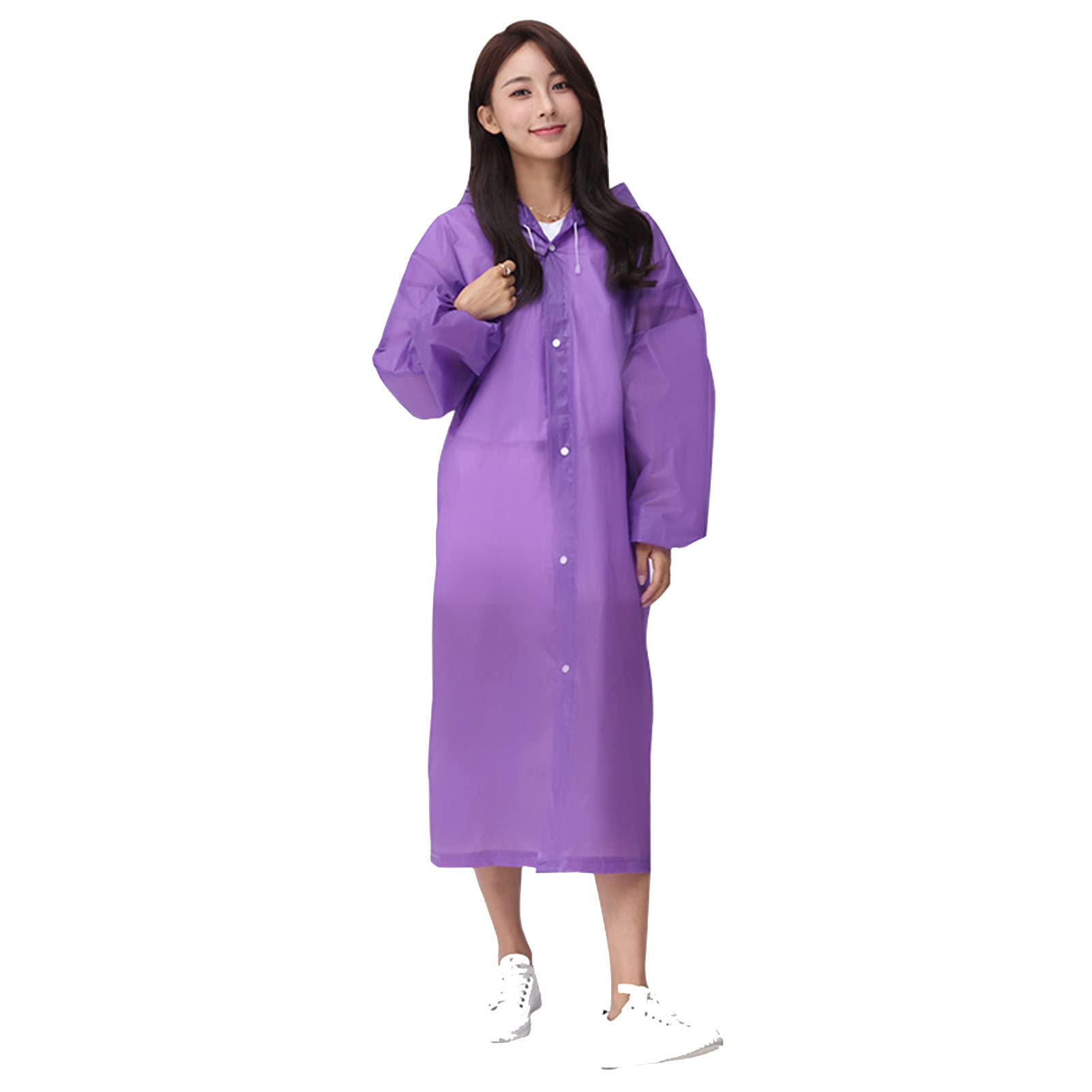 Costume de pluie étanche et respirant pour femme veste longue active