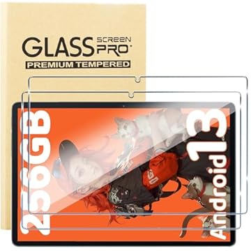 KUSINHOKA Vetro Temperato per Blackview Tab 10 Wifi (10 Pollici), [2 Pezzi] Durezza 9H Pellicola Protettiva, [Anti-Graffio], [Senza Bolle], HD Trasparente Protezione Schermo Protector Film