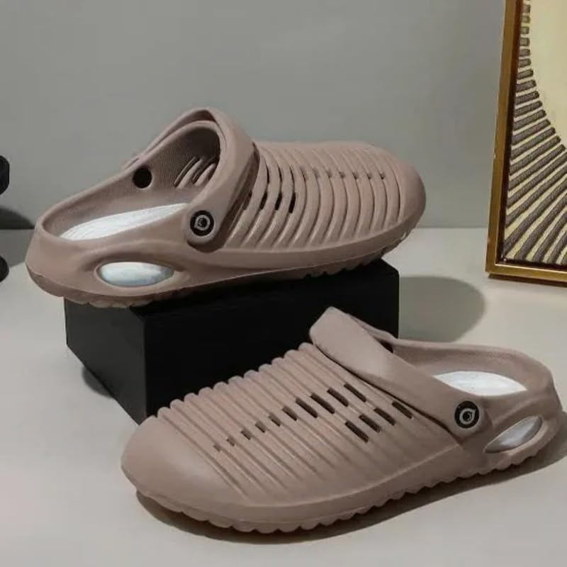Image of Richmen Super Soft Stylish and Comfortable EVA Anti-Skid Men Sliders with Lightweight Cushioned Footwear Adjustable Back Strap Everyday Use Mules for Boys & Men's Clogs