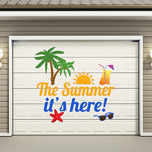 12 Pcs Summer Decorative Garage Door Decoration Outdoor Magnetic Stickers Beach Party Magnets Decal Refrigerator Stickers Party Decor Supplies For Holiday Diy Decor #TOP2
